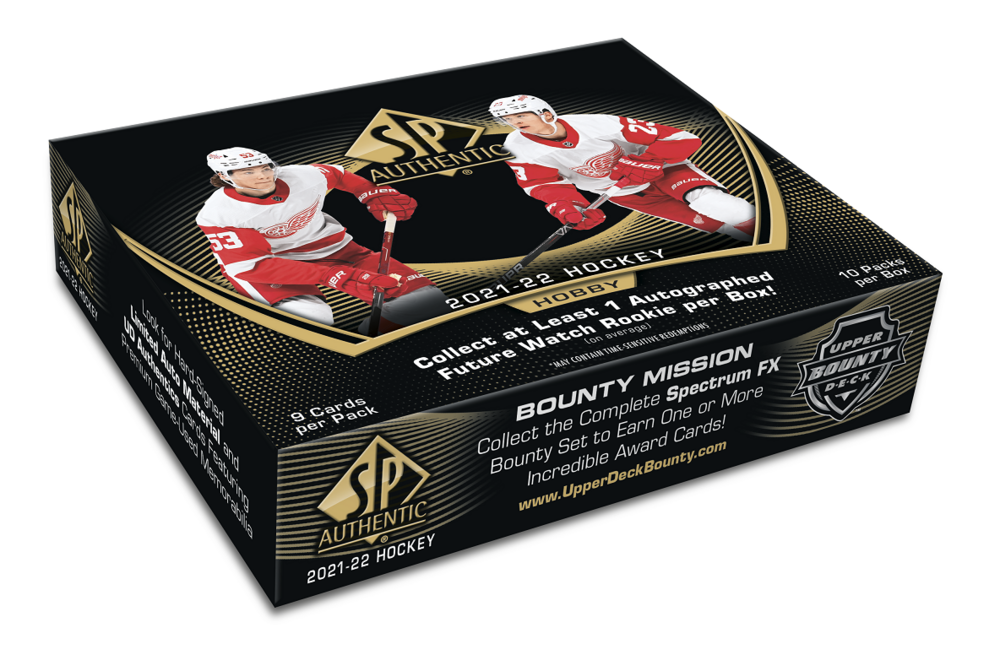 2021-22 Upper Deck SP Authentic Hockey Hobby 16-Box CASE